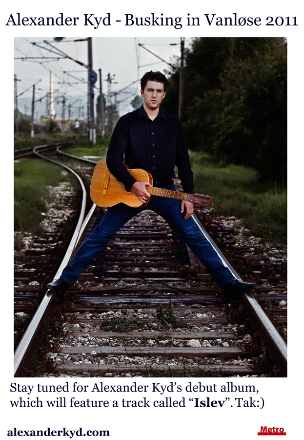 Alexander Kyd Busking in Vanløse 2011